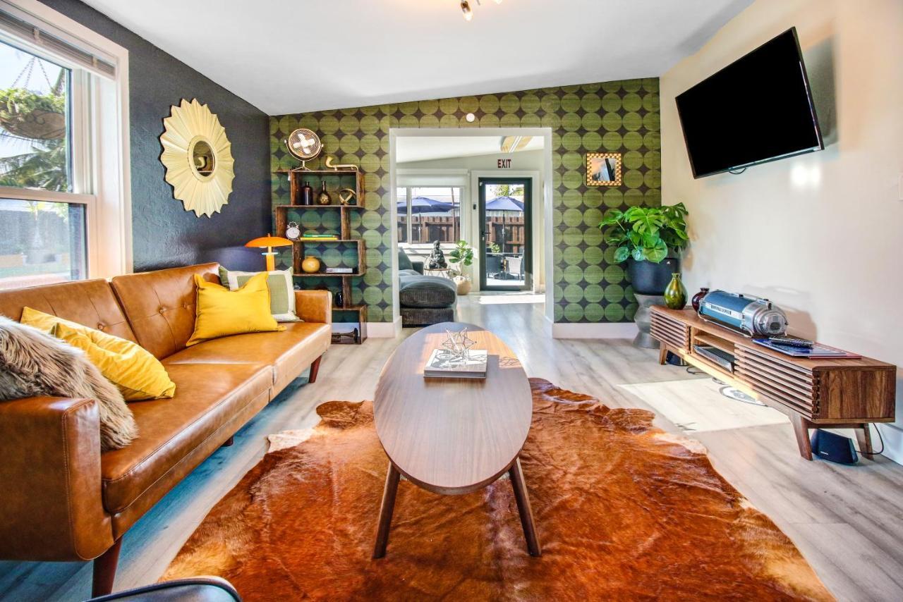 Private Heated Pool Oasis Pet-Friendly Retreat Short Or Long Stays Sleeps 2-8 Ppl Pompano Beach Ngoại thất bức ảnh