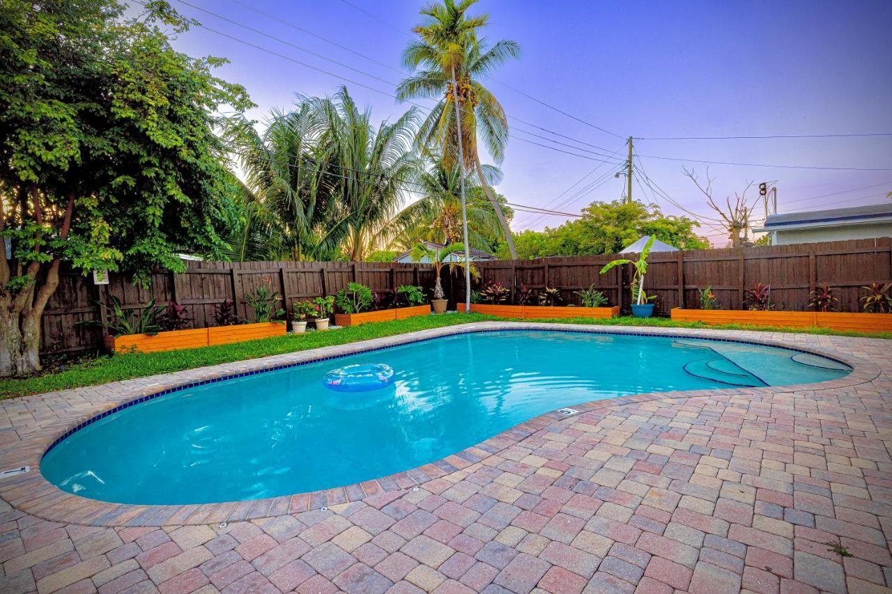 Private Heated Pool Oasis Pet-Friendly Retreat Short Or Long Stays Sleeps 2-8 Ppl Pompano Beach Ngoại thất bức ảnh
