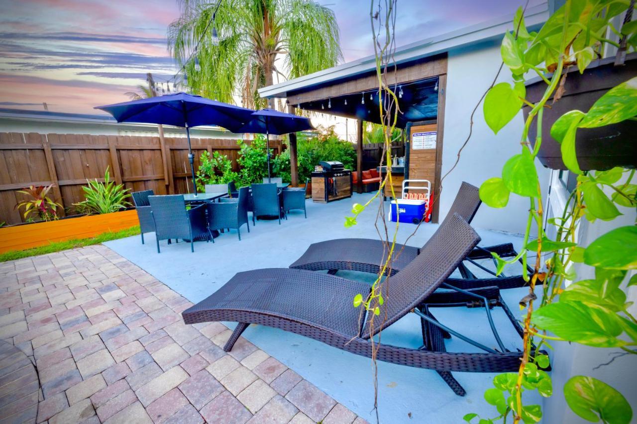 Private Heated Pool Oasis Pet-Friendly Retreat Short Or Long Stays Sleeps 2-8 Ppl Pompano Beach Ngoại thất bức ảnh